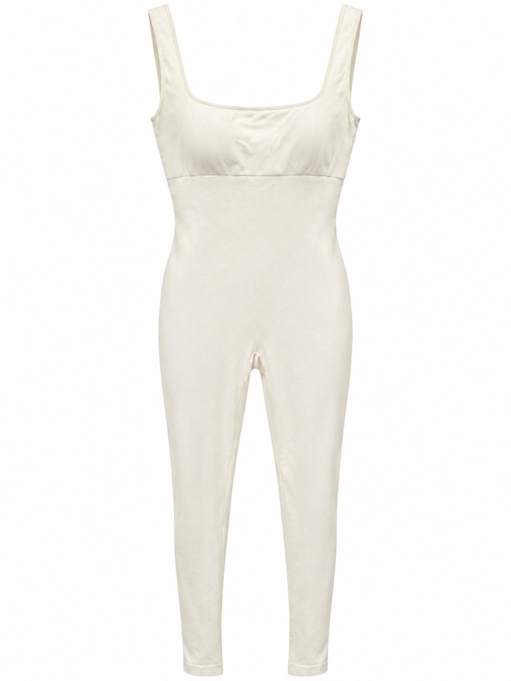 Popilush White Shapewear Jumpsuit Built-In Bra Tummy Control XXL